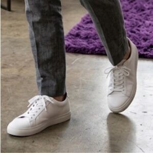 Thursday Boot Company White Leather Athletic Sneakers